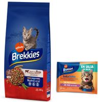 15 kg Brekkies Trockenfutter + 8 x 85 g Daily Delice Nassfutter gratis! - Rind + Huhn & Truthahn in Soße von Affinity Brekkies