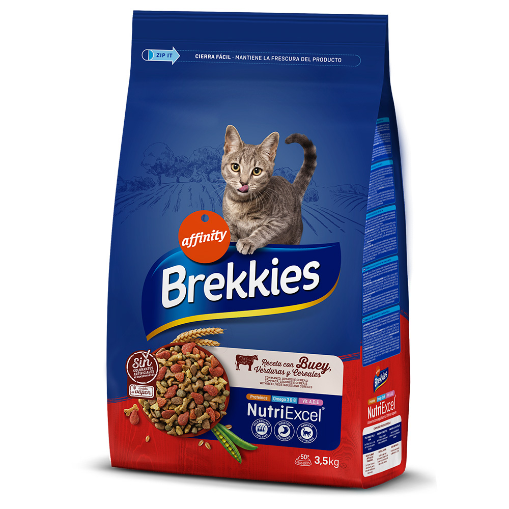 2 x Brekkies Trockenfutter zum Sonderpreis! - 2 x 3,5 kg Rind von Affinity Brekkies