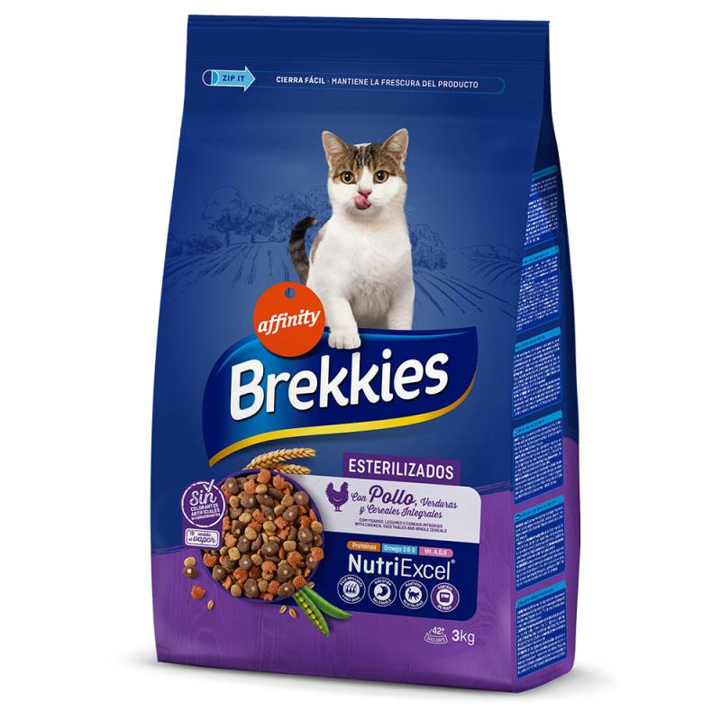 2 x Brekkies Trockenfutter zum Sonderpreis! - 2 x 3 kg Sterilized 2 x Brekkies Trockenfutter zum Sonderpreis! - 2 x 3 kg Sterilized von Affinity Brekkies