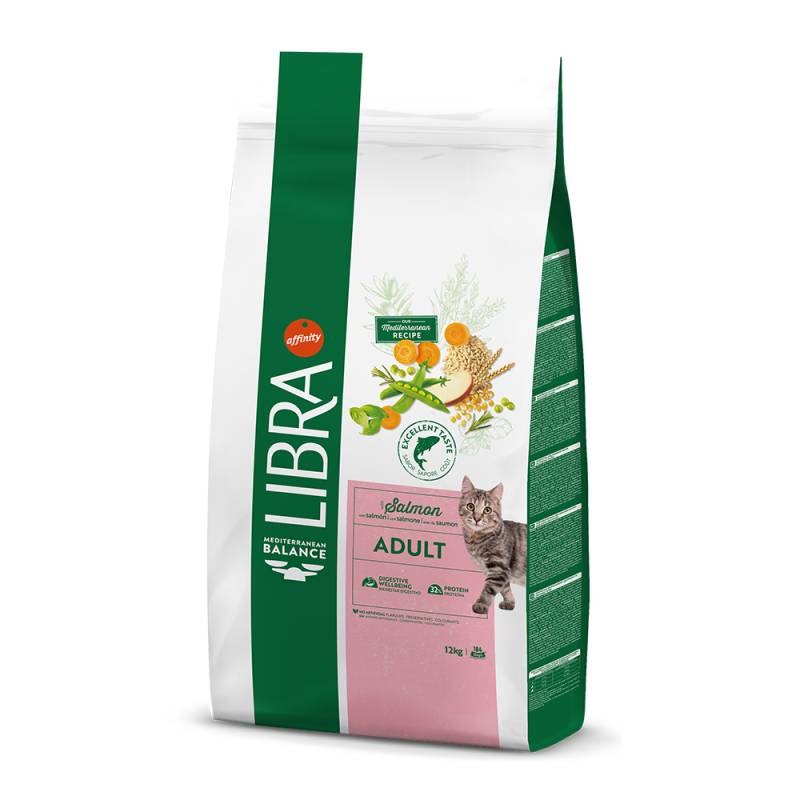 2 x 12 kg Libra Cat Adult zum Sonderpreis! - Lachs von Affinity Libra