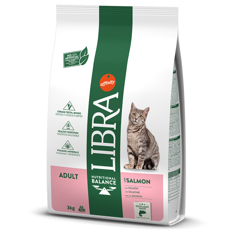 Libra Cat Adult Lachs - Sparpaket: 2 x 3 kg Libra Cat Adult Lachs - Sparpaket: 2 x 3 kg von Affinity Libra
