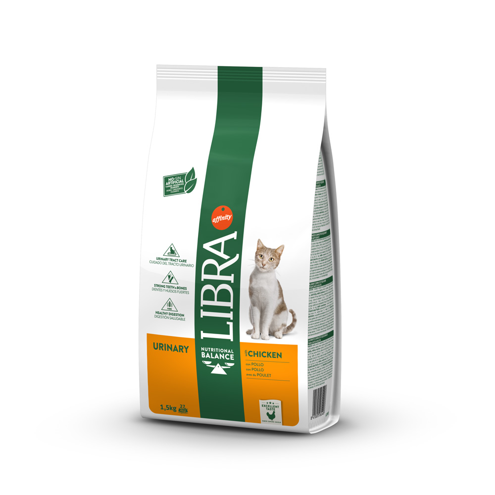 Libra Cat Adult Urinary Huhn - Sparpaket: 2 x 1,5 kg Libra Cat Adult Urinary Huhn - Sparpaket: 2 x 1,5 kg von Affinity Libra