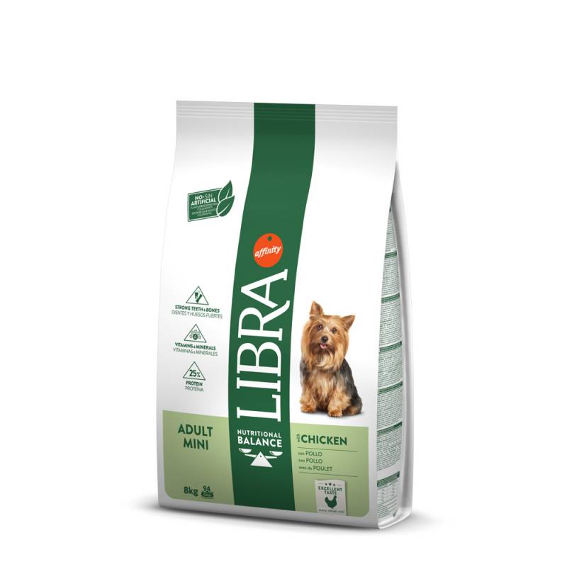 Libra Dog Mini Huhn - Sparpaket: 2 x 8 kg von Affinity Libra