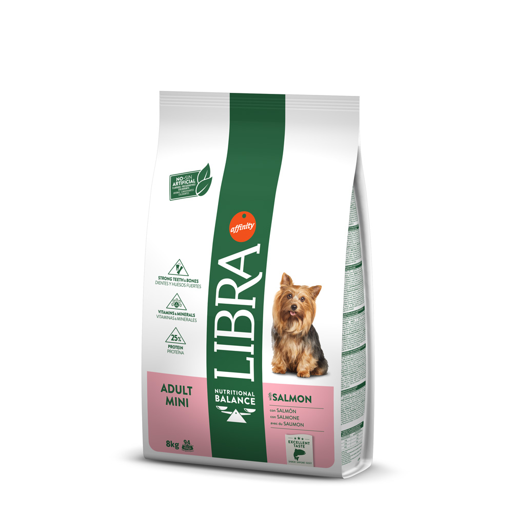 Libra Dog Mini Lachs - Sparpaket: 2 x 8 kg von Affinity Libra