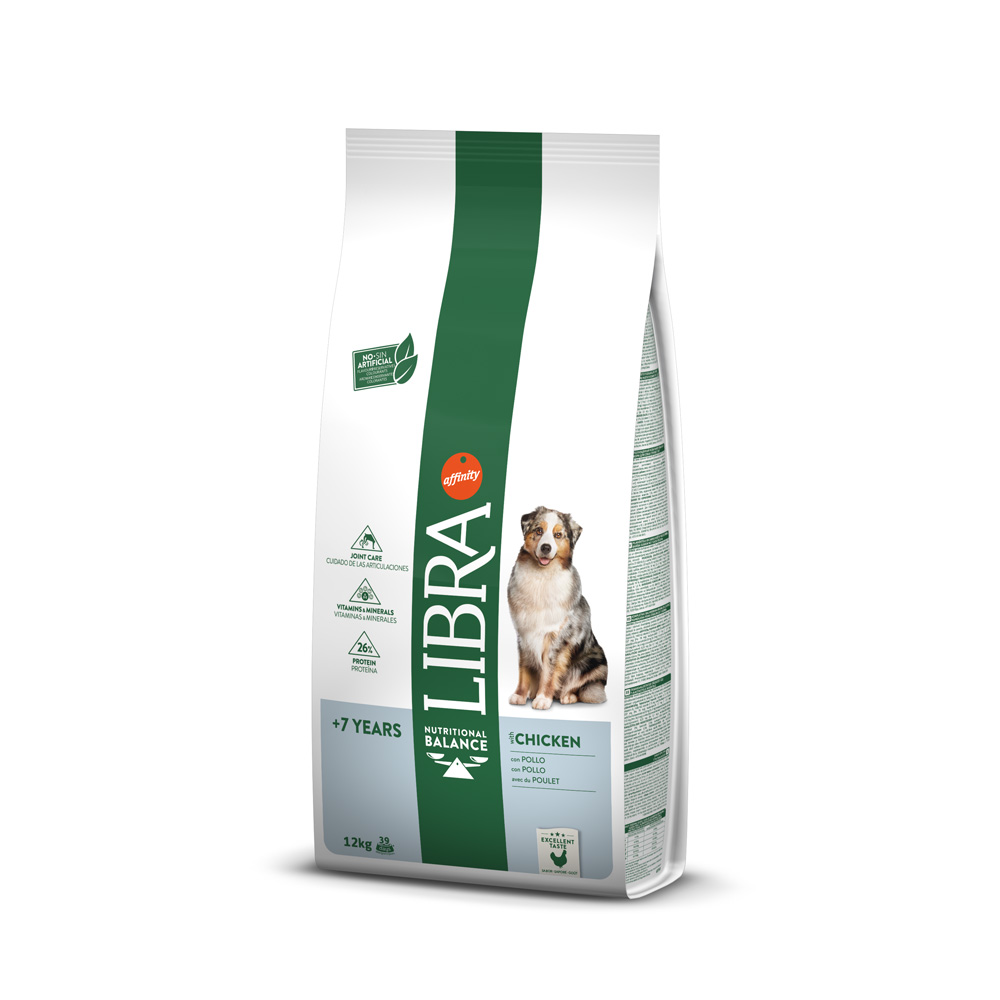 Libra Dog Senior Huhn - Sparpaket: 2 x 12 kg von Affinity Libra