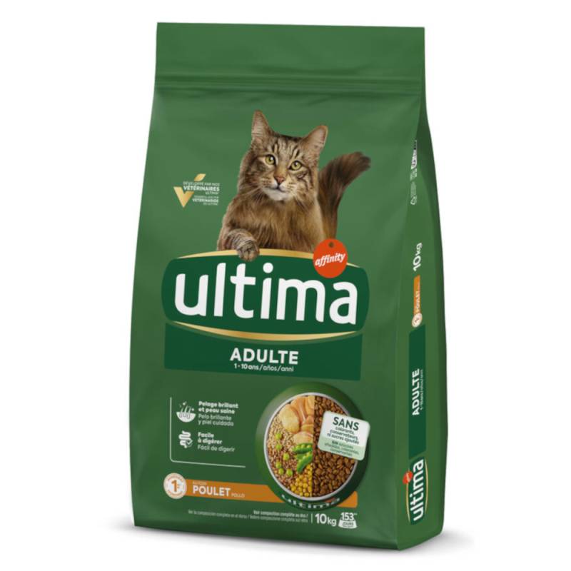 1,5 kg gratis! 7,5 kg / 10 kg Ultima - 10 kg Adult Huhn von Affinity Ultima