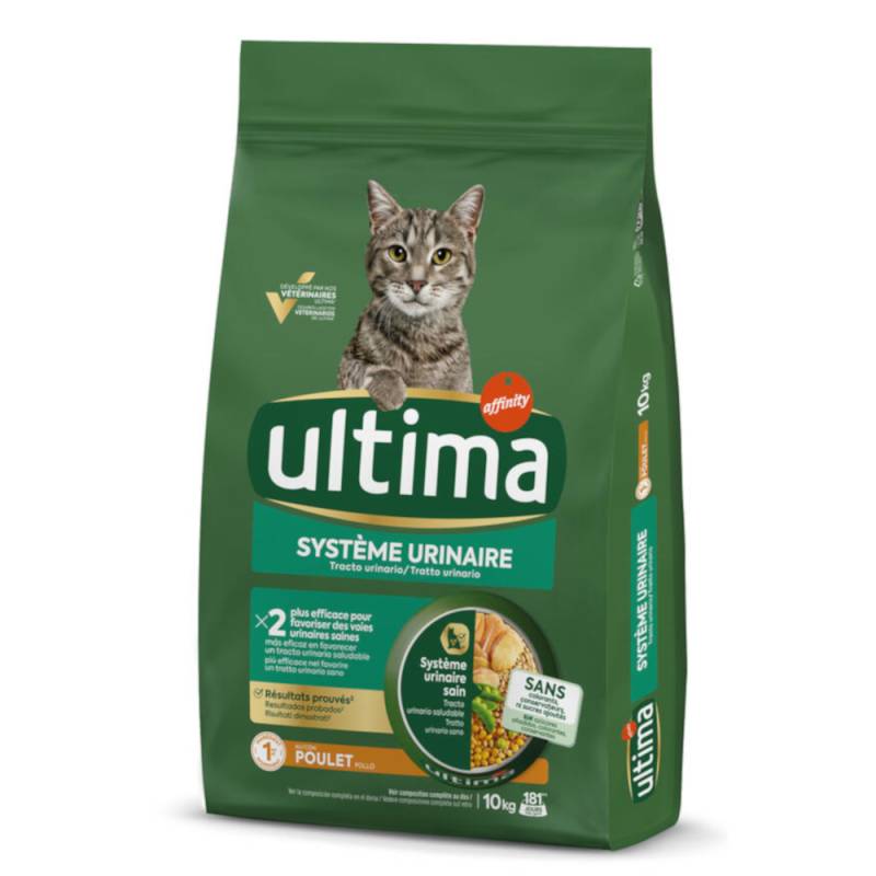 1,5 kg gratis! 7,5 kg / 10 kg Ultima - 10 kg Urinary Tract Huhn von Affinity Ultima