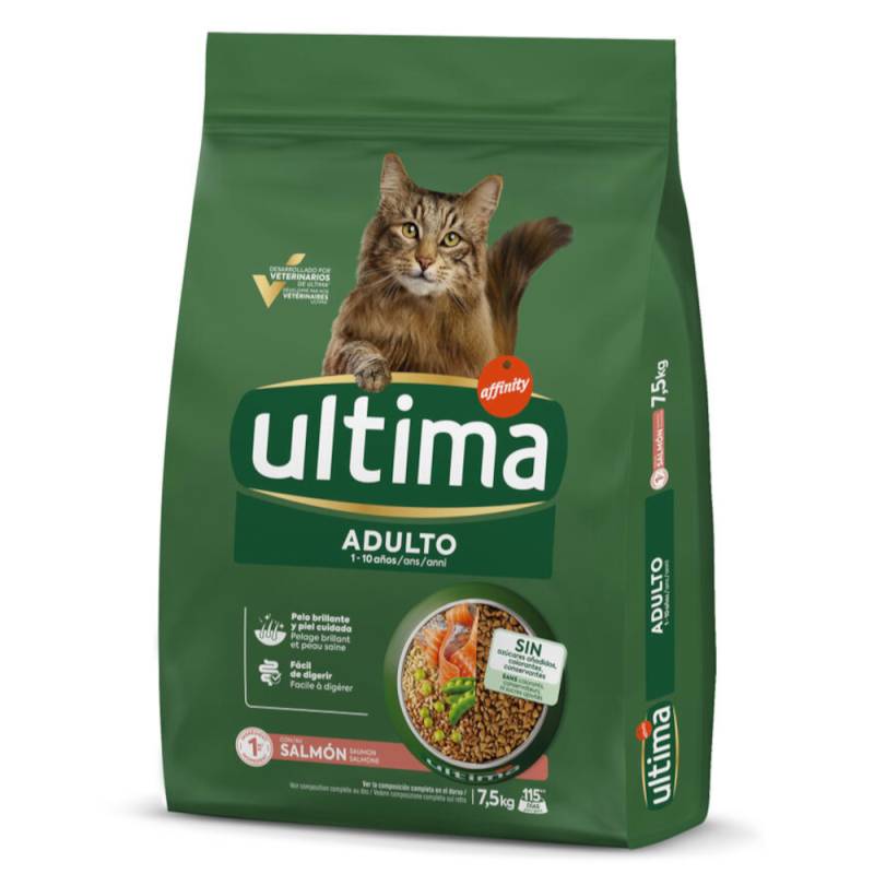 1 kg gratis! 7,5 kg Ultima Trockenfutter - Adult Lachs von Affinity Ultima