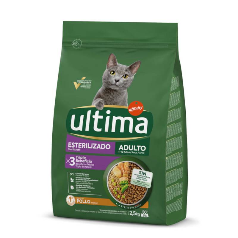 2 x 2,5 kg Ultima zum Sonderpreis! - Sterilized Adult Huhn von Affinity Ultima