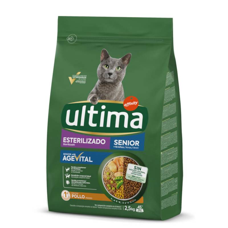 2 x 2,5 kg Ultima zum Sonderpreis! - Sterilized Senior Huhn von Affinity Ultima