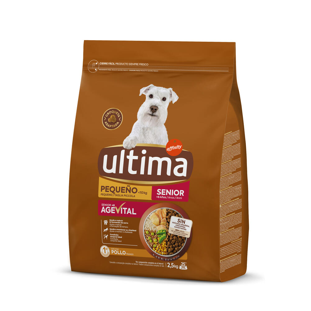 2 x Ultima Trockenfutter für Hunde zum Sonderpreis! - Mini Senior Huhn (2 x 2,5 kg) von Affinity Ultima