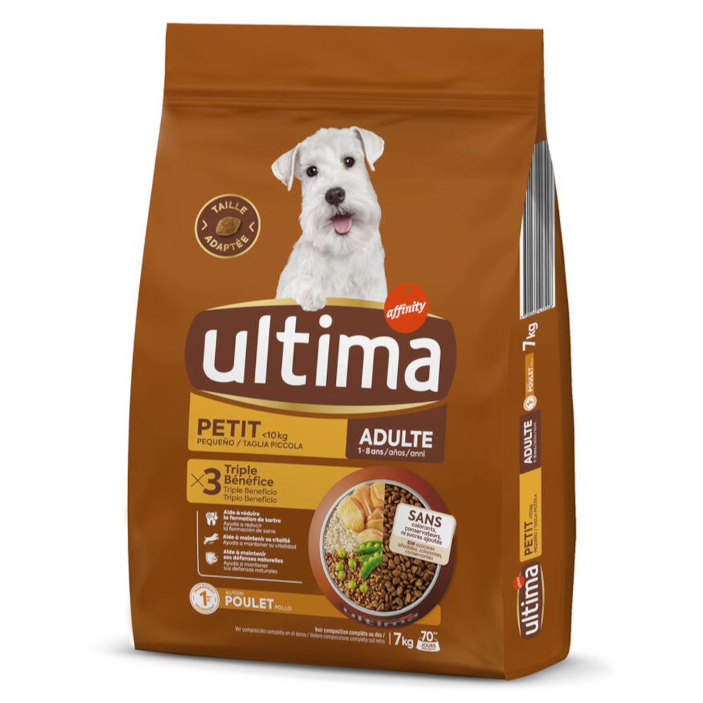 2 x Ultima Trockenfutter zum Sonderpreis! - 2 x 7 kg Mini Adult Huhn von Affinity Ultima