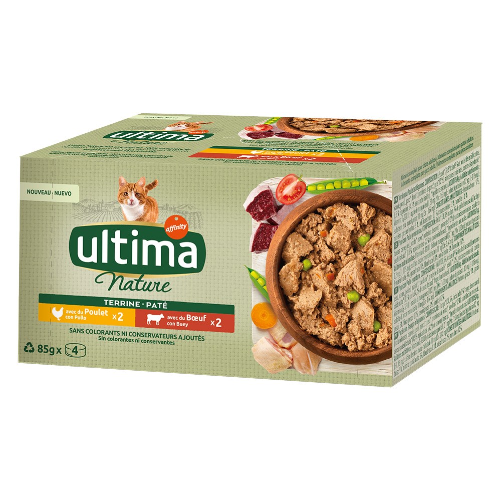 32 + 8 gratis! 40 x 85 g Ultima Nature Paté - Huhn & Rind 32 + 8 gratis! 40 x 85 g Ultima Nature Paté - Huhn & Rind von Affinity Ultima