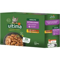 Sparpaket Ultima Cat Fit & Delicious 48 x 85 g - Huhn & Rind von Affinity Ultima