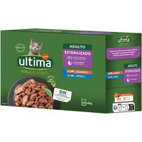 Sparpaket Ultima Cat Fit & Delicious 48 x 85 g - Lachs & Thunfisch von Affinity Ultima