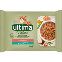 Sparpaket Ultima Cat Nature 12 x 85 g - Lachs & Kabeljau von Affinity Ultima
