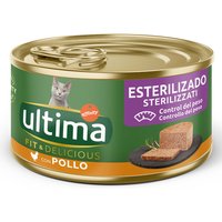 Ultima Cat Fit & Delicious Sterilized 24 x 85 g - Huhn von Affinity Ultima