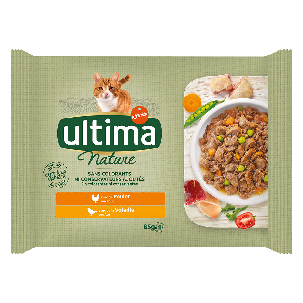 Ultima Cat Nature 4 x 85 g - Geflügel von Affinity Ultima