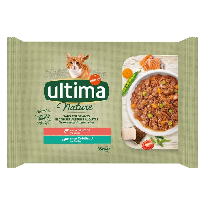 Ultima Cat Nature 4 x 85 g - Lachs & Kabeljau von Affinity Ultima