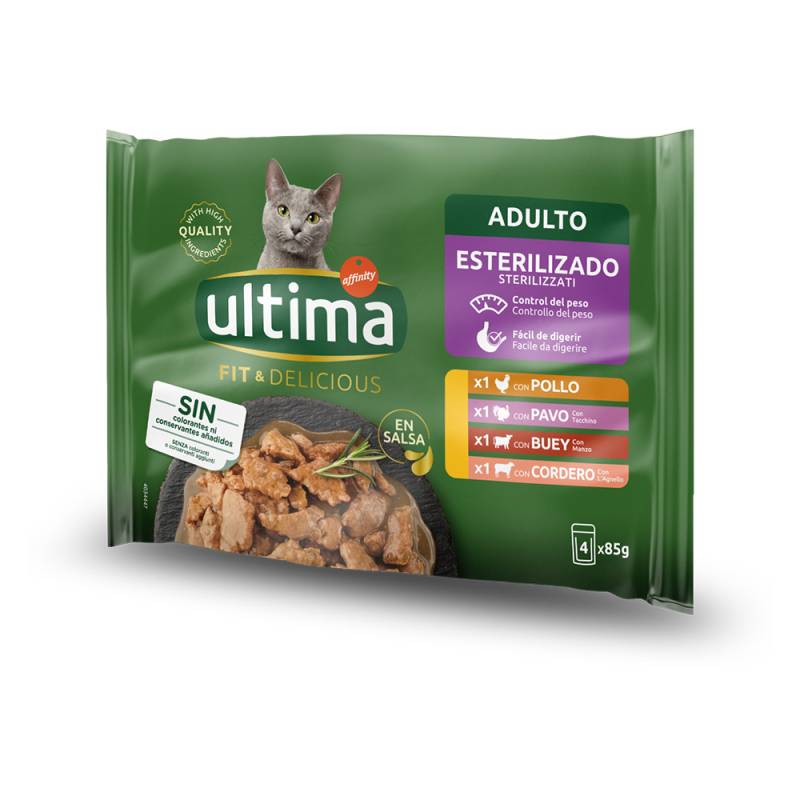 Ultima Cat Sterilized 48 x 85 g - Fleischauswahl von Affinity Ultima