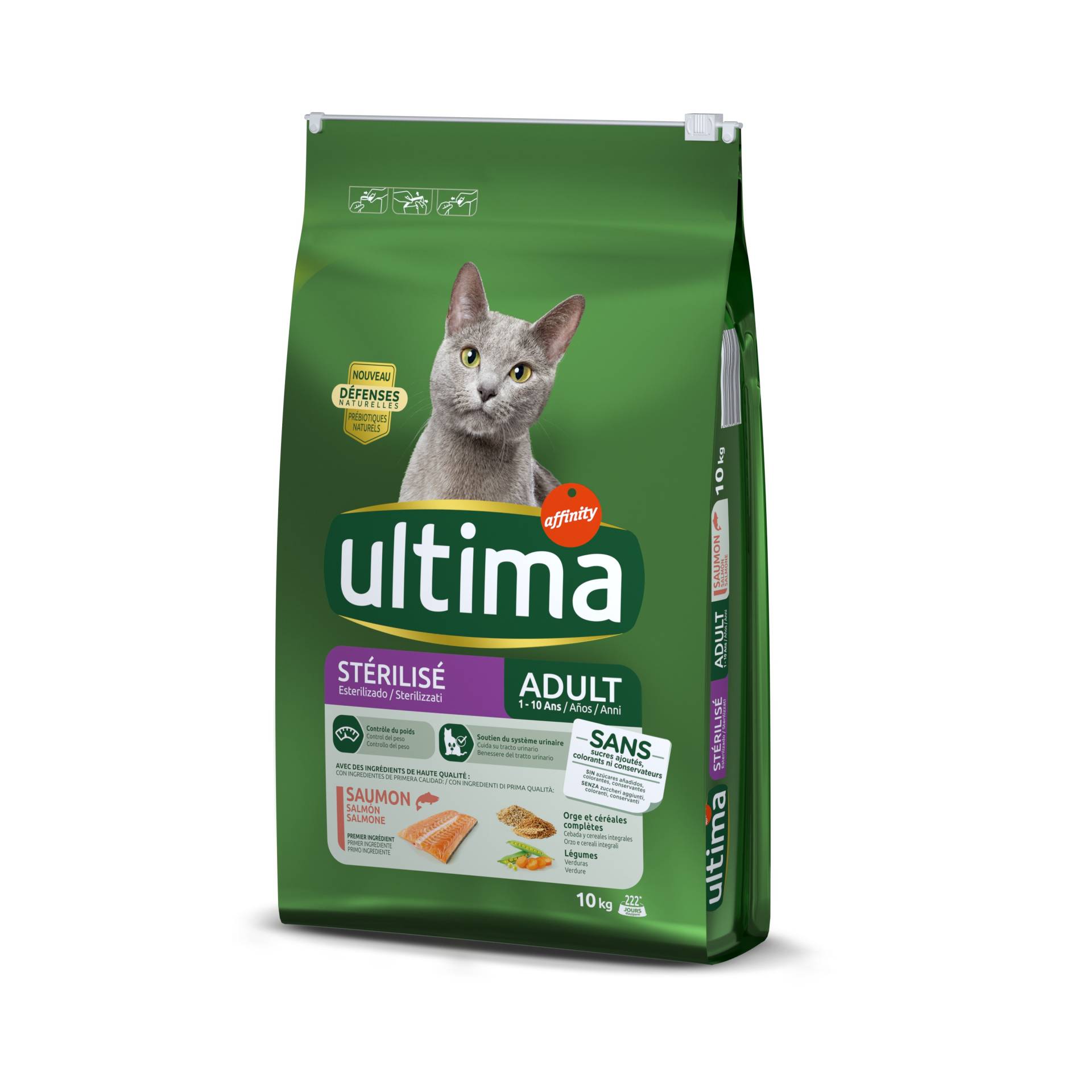 Ultima Cat Sterilized Lachs & Gerste - Sparpaket: 2 x 10 kg von Affinity Ultima