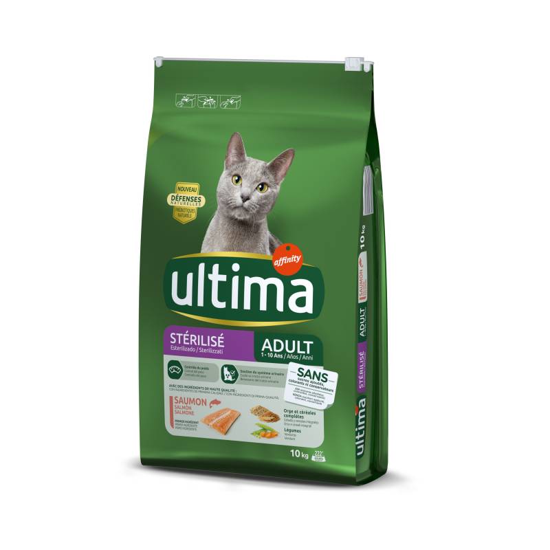 Ultima Cat Sterilized Adult Lachs - Sparpaket: 2 x 10 kg von Affinity Ultima