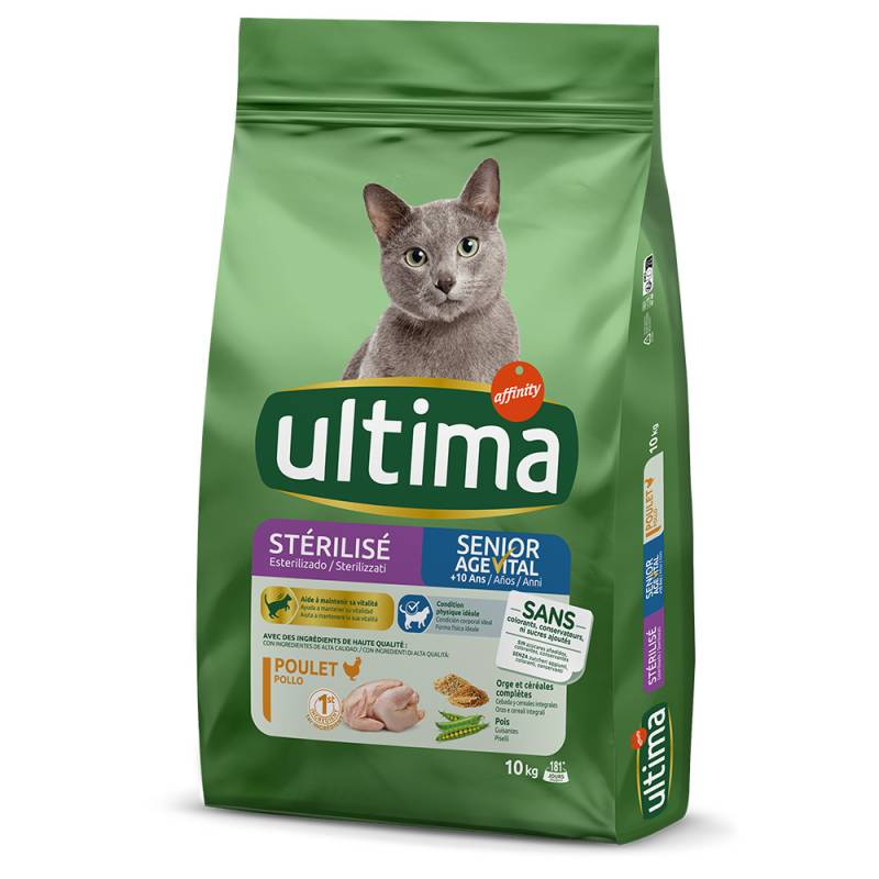 Ultima Cat Sterilized Senior Huhn - 10 kg von Affinity Ultima