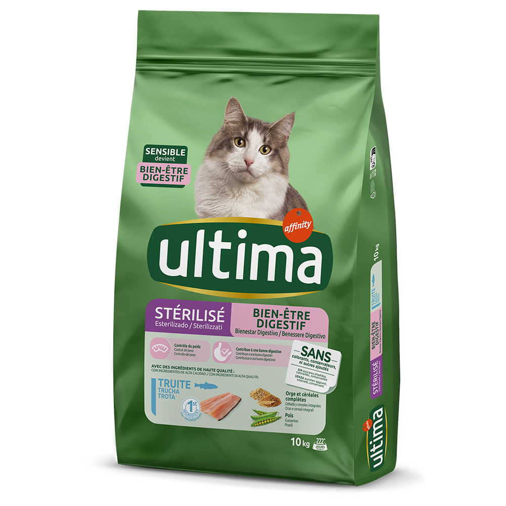 Ultima Cat Sterilized Sensible Forelle - Sparpaket: 2 x 10 kg Ultima Cat Sterilized Sensible Forelle - Sparpaket: 2 x 10 kg von Affinity Ultima