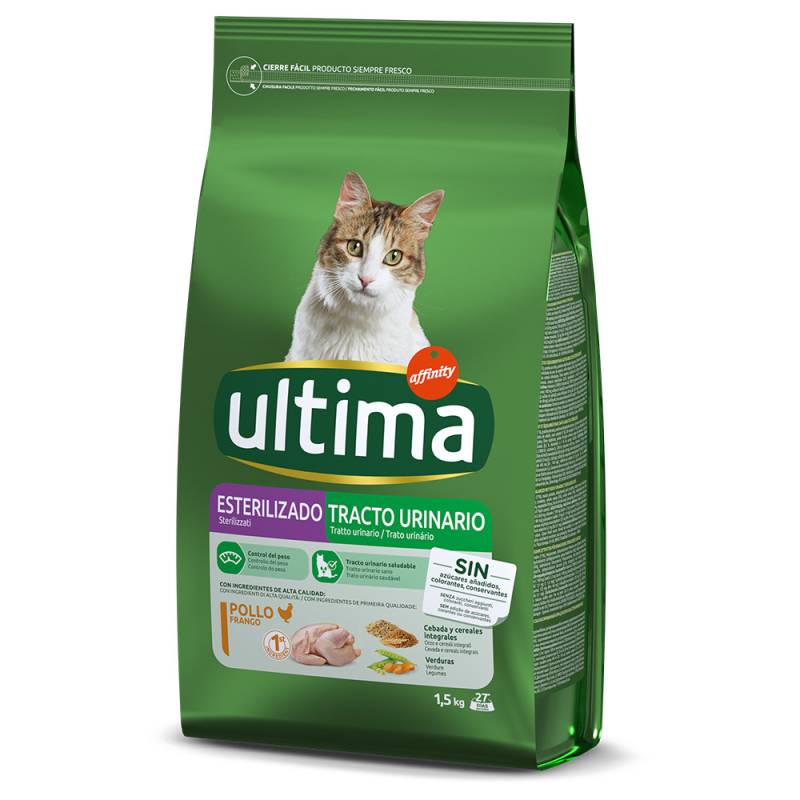 Ultima Cat Sterilized Urinary Huhn - 4,5 kg (3 x 1,5 kg) von Affinity Ultima