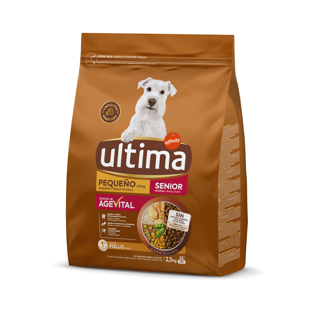 Ultima Dog Mini Senior Huhn - Sparpaket: 2 x 2,5 kg Ultima Dog Mini Senior Huhn - Sparpaket: 2 x 2,5 kg von Affinity Ultima