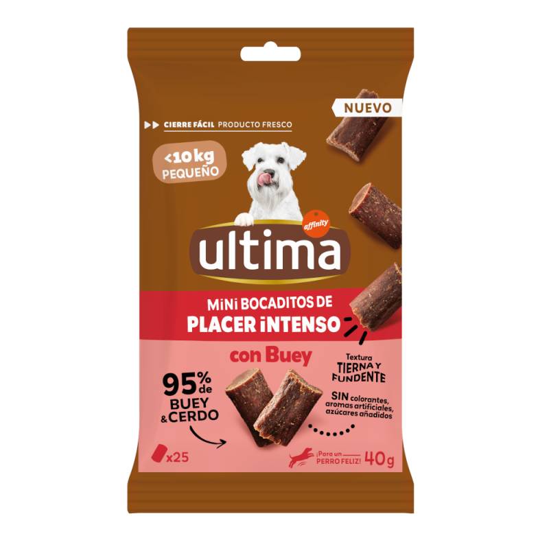 Ultima Dog Mini Snack - Sparpaket: Rind (3 x 40 g) von Affinity Ultima