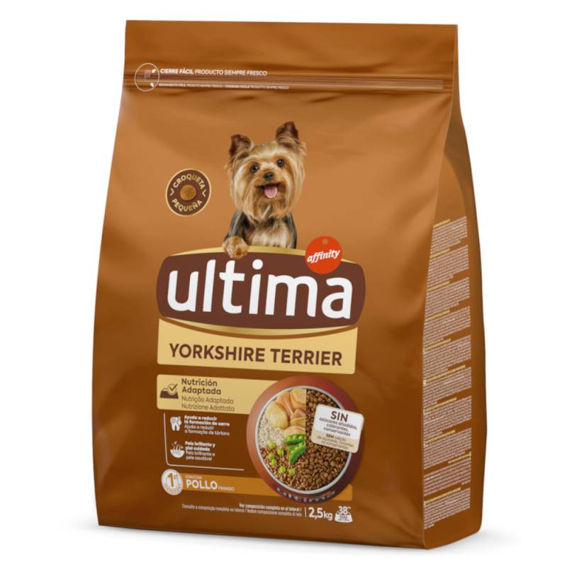 Ultima Dog Yorkshire Terrier Huhn - Sparpaket: 2 x 2,5 kg von Affinity Ultima
