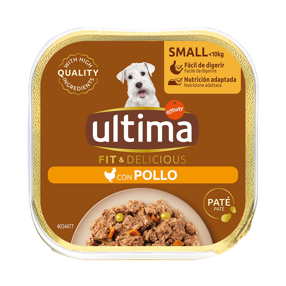 Ultima Fit & Delicious Paté Mini Hund 22 x 150 g - Huhn Ultima Fit & Delicious Paté Mini Hund 22 x 150 g - Huhn von Affinity Ultima