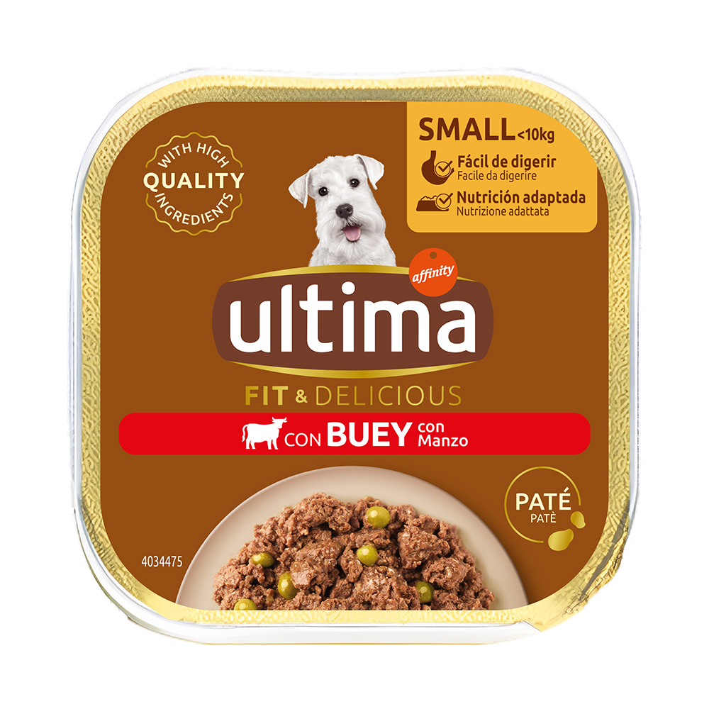 Ultima Fit & Delicious Paté Mini Hund 22 x 150 g - Rind Ultima Fit & Delicious Paté Mini Hund 22 x 150 g - Rind von Affinity Ultima