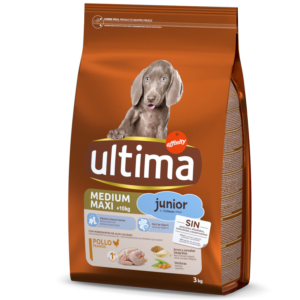 Ultima Medium / Maxi Junior Huhn - Sparpaket: 2 x 3 kg Ultima Medium / Maxi Junior Huhn - Sparpaket: 2 x 3 kg von Affinity Ultima