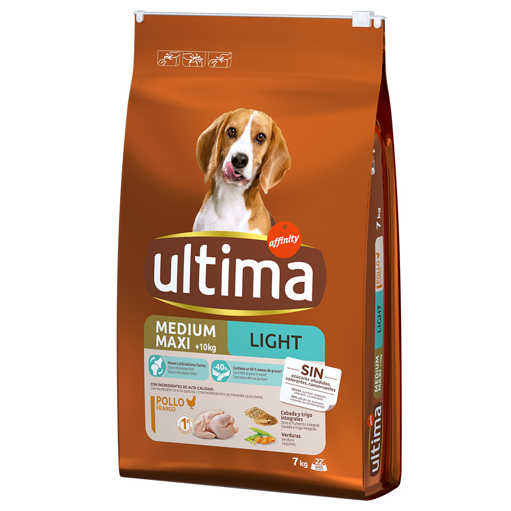 Ultima Medium / Maxi Light Adult Huhn - Sparpaket: 2 x 7 kg von Affinity Ultima