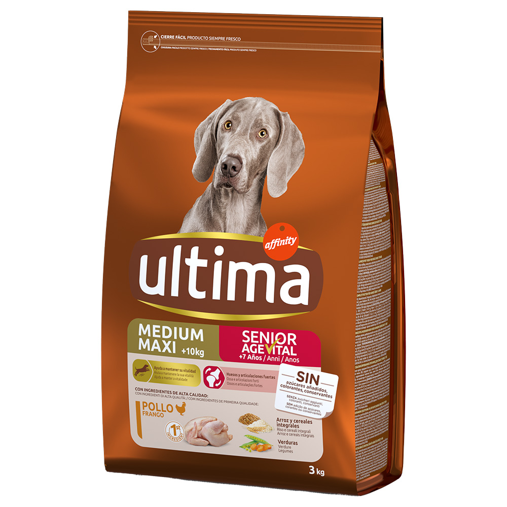 Ultima Medium / Maxi Senior Huhn - 6 kg (2 x 3 kg) von Affinity Ultima