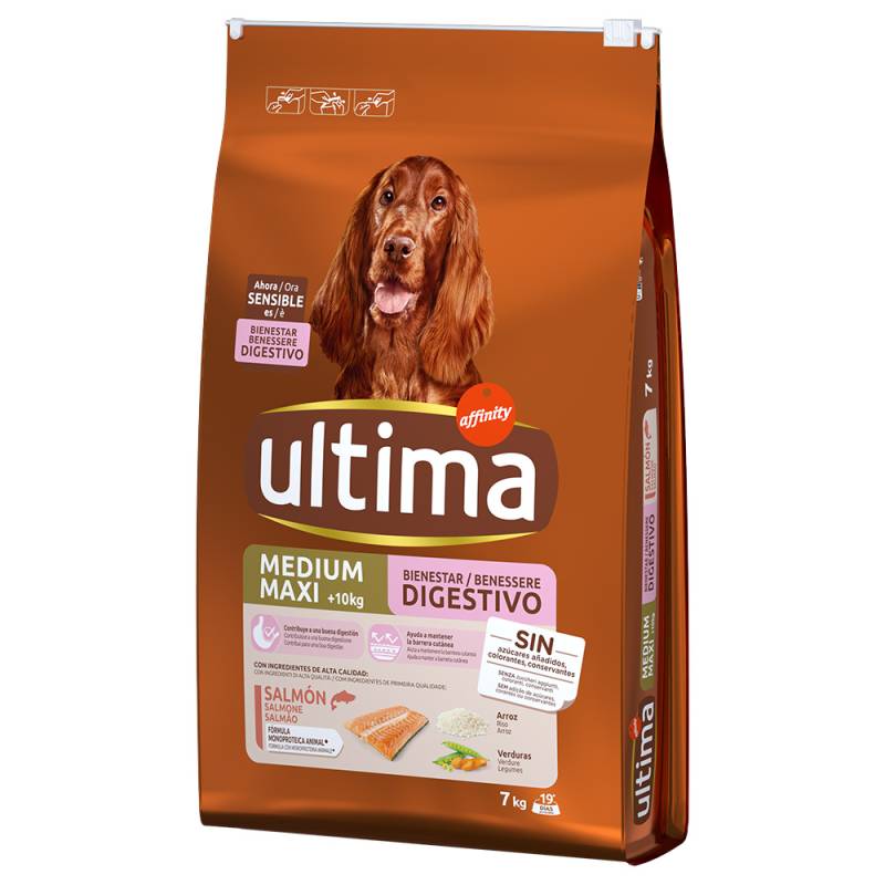 Ultima Medium / Maxi Sensitive Lachs - Sparpaket: 2 x 7 kg von Affinity Ultima