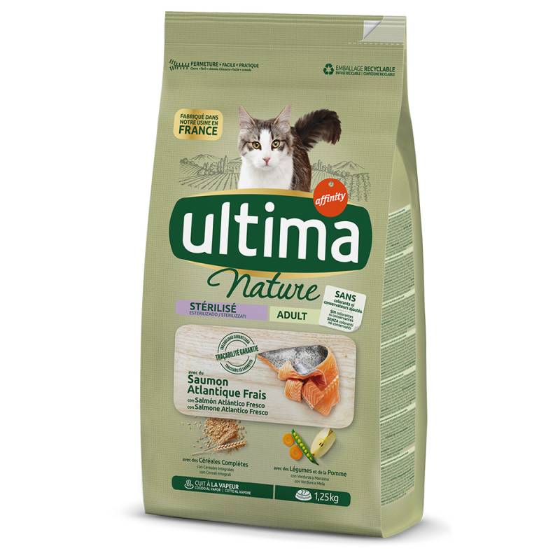 Ultima Nature Sterilized Lachs - Sparpaket: 4 x 1,25 kg von Affinity Ultima