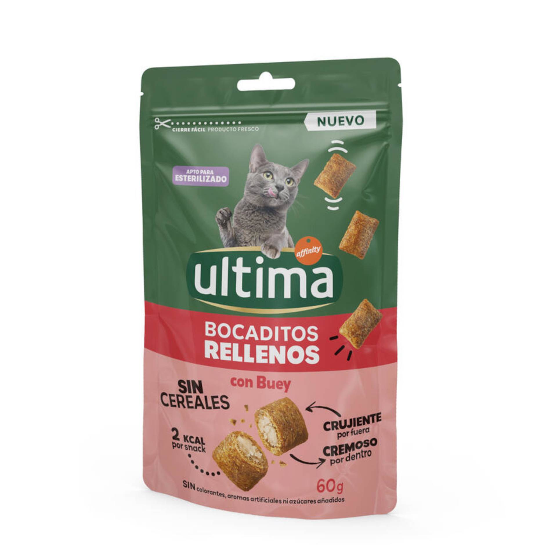 Ultima Snacks Gefüllte Häppchen mit Rind - Sparpaket: 3 x 60 g Ultima Snacks Gefüllte Häppchen mit Rind - Sparpaket: 3 x 60 g von Affinity Ultima
