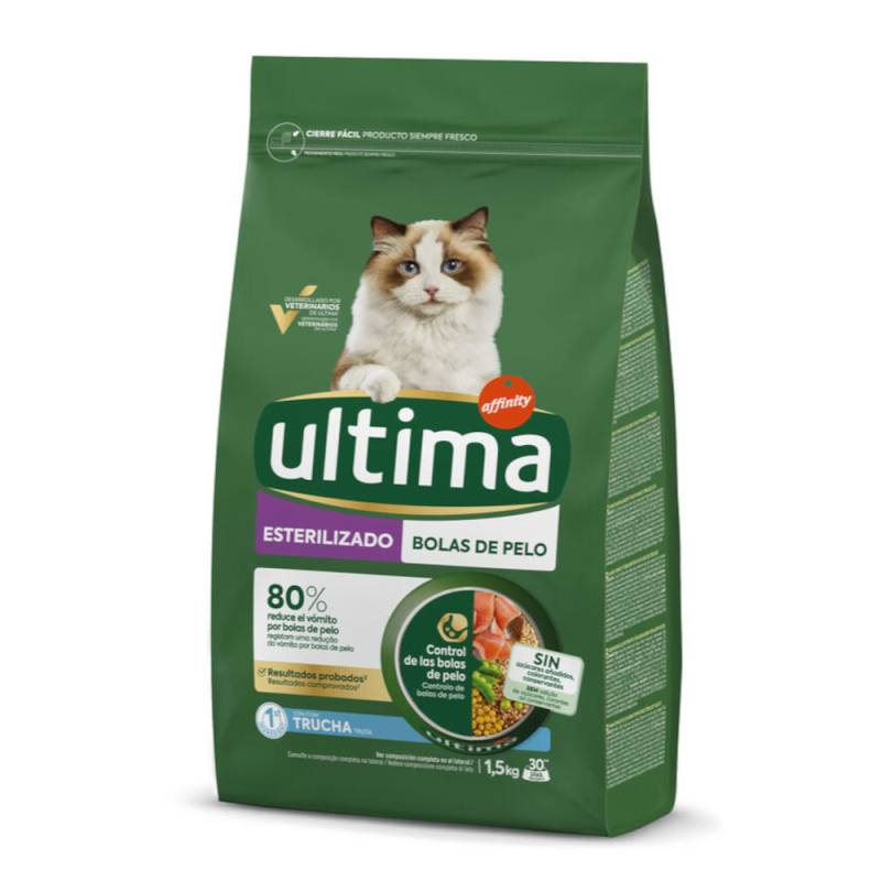 Ultima Sterilized Hairball Forelle - 4,5 kg (3 x 1,5 kg) von Affinity Ultima
