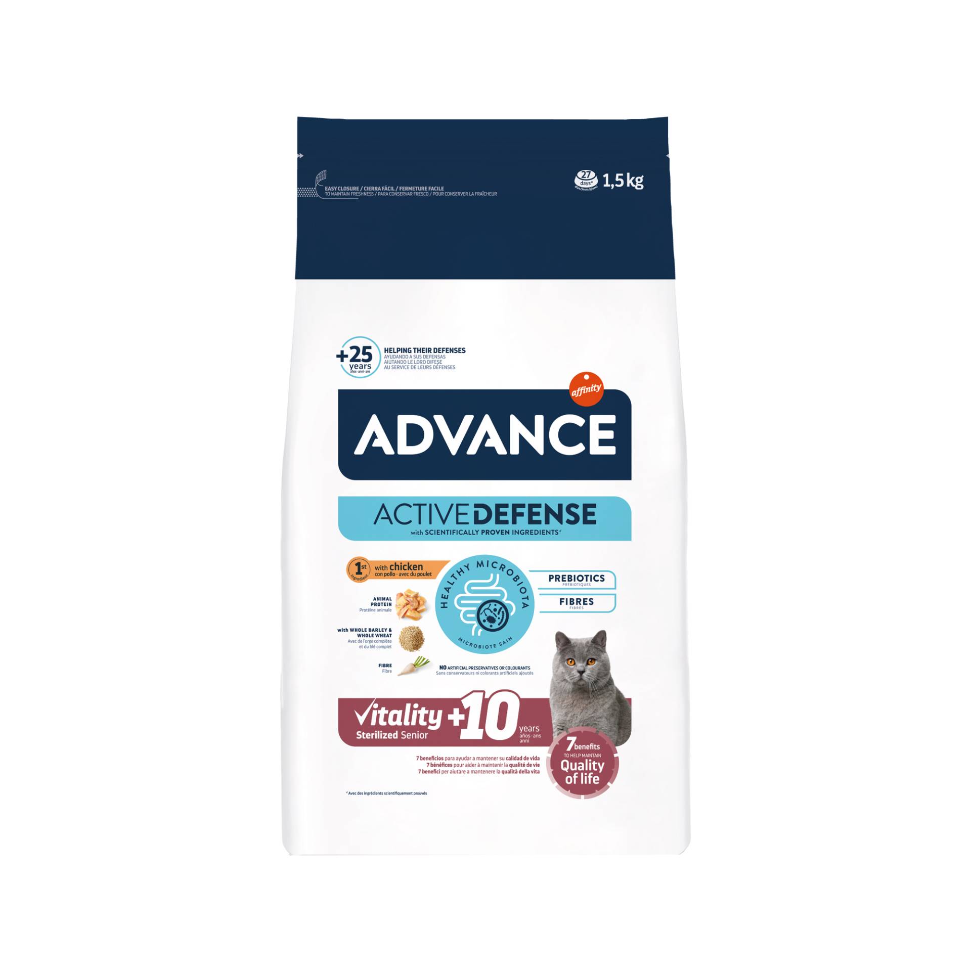 Affinity Advance Vitality Sterilized Senior +10 - Katze - 1,5 kg Affinity Advance Vitality Sterilized Senior +10 - Katze - 1,5 kg von Affinity