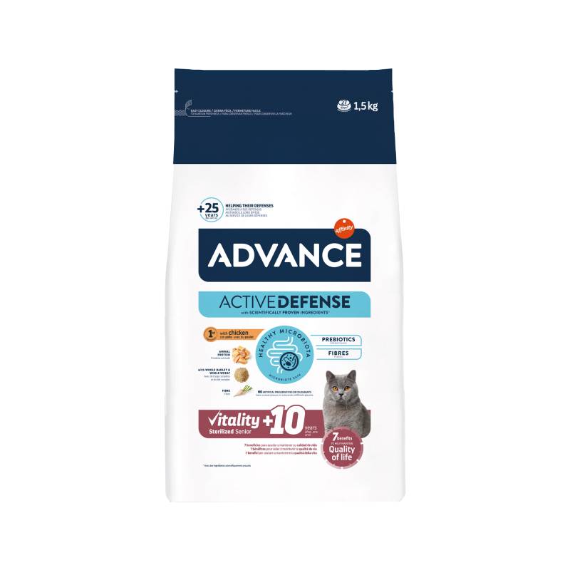 Affinity Advance Vitality Sterilized Senior +10 - Katze - 1,5 kg Affinity Advance Vitality Sterilized Senior +10 - Katze - 1,5 kg von Affinity
