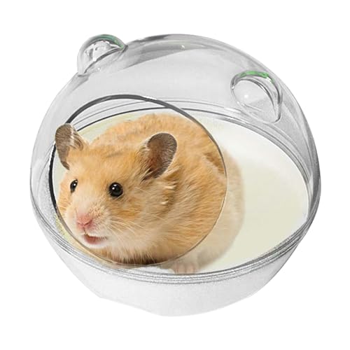 Afurl Hamsterbad, Sandbadbehälter für Hamster | Transparentes Hamsterbett mit größerer Kapazität - Hamster-Badewanne, Rundum-Badewanne mit gebogenem Design, leicht zu reinigen Afurl Hamsterbad, Sandbadbehälter für Hamster | Transparentes Hamsterbett mit größerer Kapazität - Hamster-Badewanne, Rundum-Badewanne mit gebogenem Design, leicht zu reinigen von Afurl