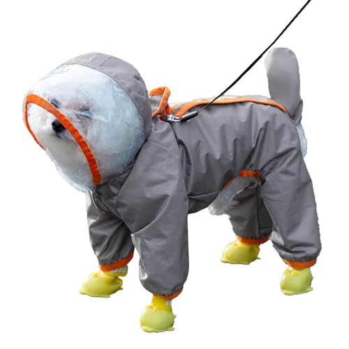 Afurl Haustier-Regenbekleidung, Regenjacke mit Kapuze,Hunde-Regenjacke Poncho mit Seilloch | Reflektierender Hunde-Poncho mit Kapuze für kleine Haustiere, Hunde und Katzen Afurl Haustier-Regenbekleidung, Regenjacke mit Kapuze,Hunde-Regenjacke Poncho mit Seilloch | Reflektierender Hunde-Poncho mit Kapuze für kleine Haustiere, Hunde und Katzen von Afurl