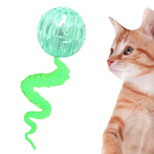 Afurl Interaktives Katzenballspielzeug, Hüpfbälle für Katzen,Interaktiver Zauberwurm mit Ballspielzeug für Katzen - Hüpfball, Katzenspielzeug, Katzenübungsspielzeug, Bälle, eine Stunde voller Afurl Interaktives Katzenballspielzeug, Hüpfbälle für Katzen,Interaktiver Zauberwurm mit Ballspielzeug für Katzen - Hüpfball, Katzenspielzeug, Katzenübungsspielzeug, Bälle, eine Stunde voller von Afurl