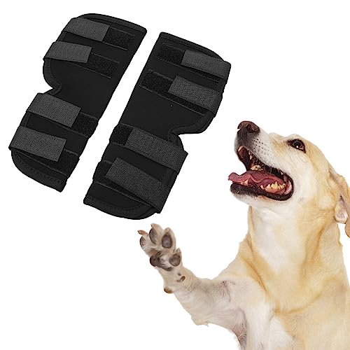Agatige Dog Knee Brace, Breathable Joint Protection Dog Rear Leg Support Brace for Postoperative Recovery (XL) von Agatige