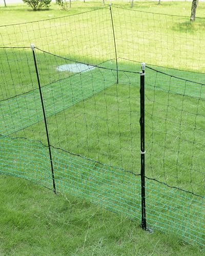 Agrarflora Geflügelnetz - engmaschiger Hühnerzaun - Weidezaun - Kleintierzaun mit Zugangstor, Pfählen und Heringen - mobiler Geflügelzaun - Farmzaun - Größe: 21m x 125cm Agrarflora Geflügelnetz - engmaschiger Hühnerzaun - Weidezaun - Kleintierzaun mit Zugangstor, Pfählen und Heringen - mobiler Geflügelzaun - Farmzaun - Größe: 21m x 125cm von Agrarflora