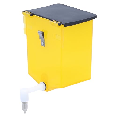 Agrarflora Kleintiertränke 0,5 Liter - Kaninchentränke mit Halterklammer - Nagertränke mit Klappdeckel - Kükentränke mit Tränkenippel - Nippeltränke für Kaninchen, Küken und Kleintiere Agrarflora Kleintiertränke 0,5 Liter - Kaninchentränke mit Halterklammer - Nagertränke mit Klappdeckel - Kükentränke mit Tränkenippel - Nippeltränke für Kaninchen, Küken und Kleintiere von Agrarflora
