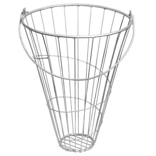 Futterkorb für Hühner, Kaninchen und Nager - Galvanisierte Heuraufe mit Bügel zum Aufhängen - Ideal für Heu, Gras, Obst und Gemüse Futterkorb für Hühner, Kaninchen und Nager - Galvanisierte Heuraufe mit Bügel zum Aufhängen - Ideal für Heu, Gras, Obst und Gemüse von Agrarzone